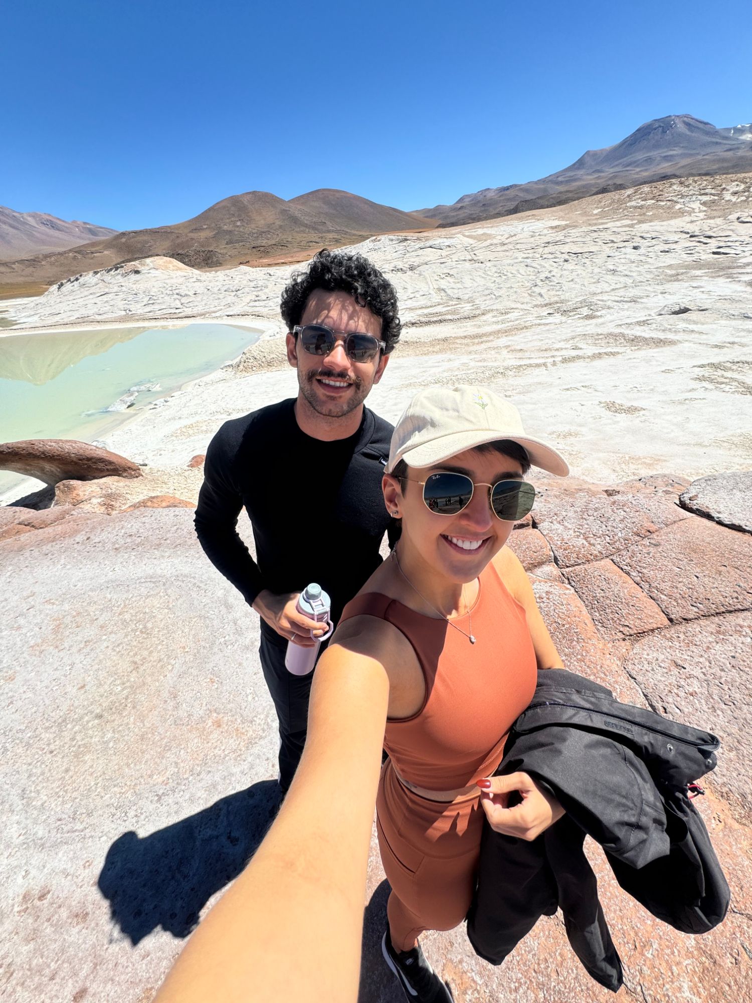 Sergio and his wife exploring the Atacama Desert
